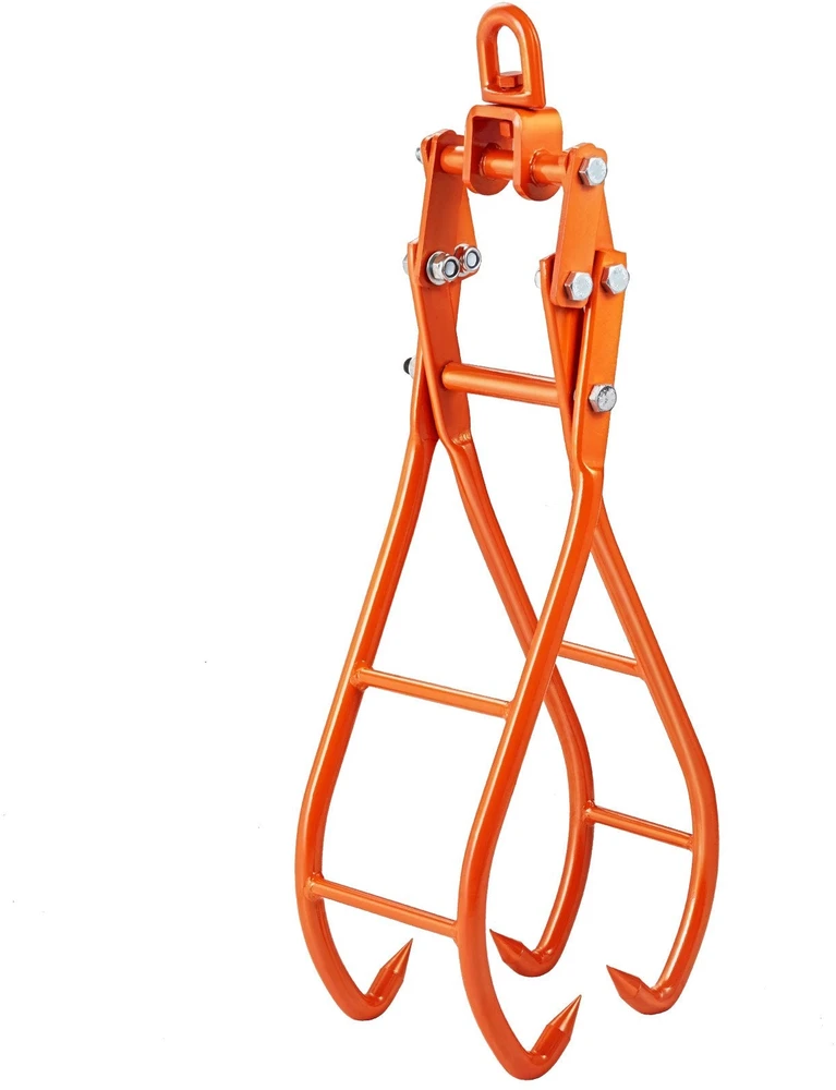 VEVOR Medienos kablio žnyplės 4 nagų, 711 mm 1000 kg