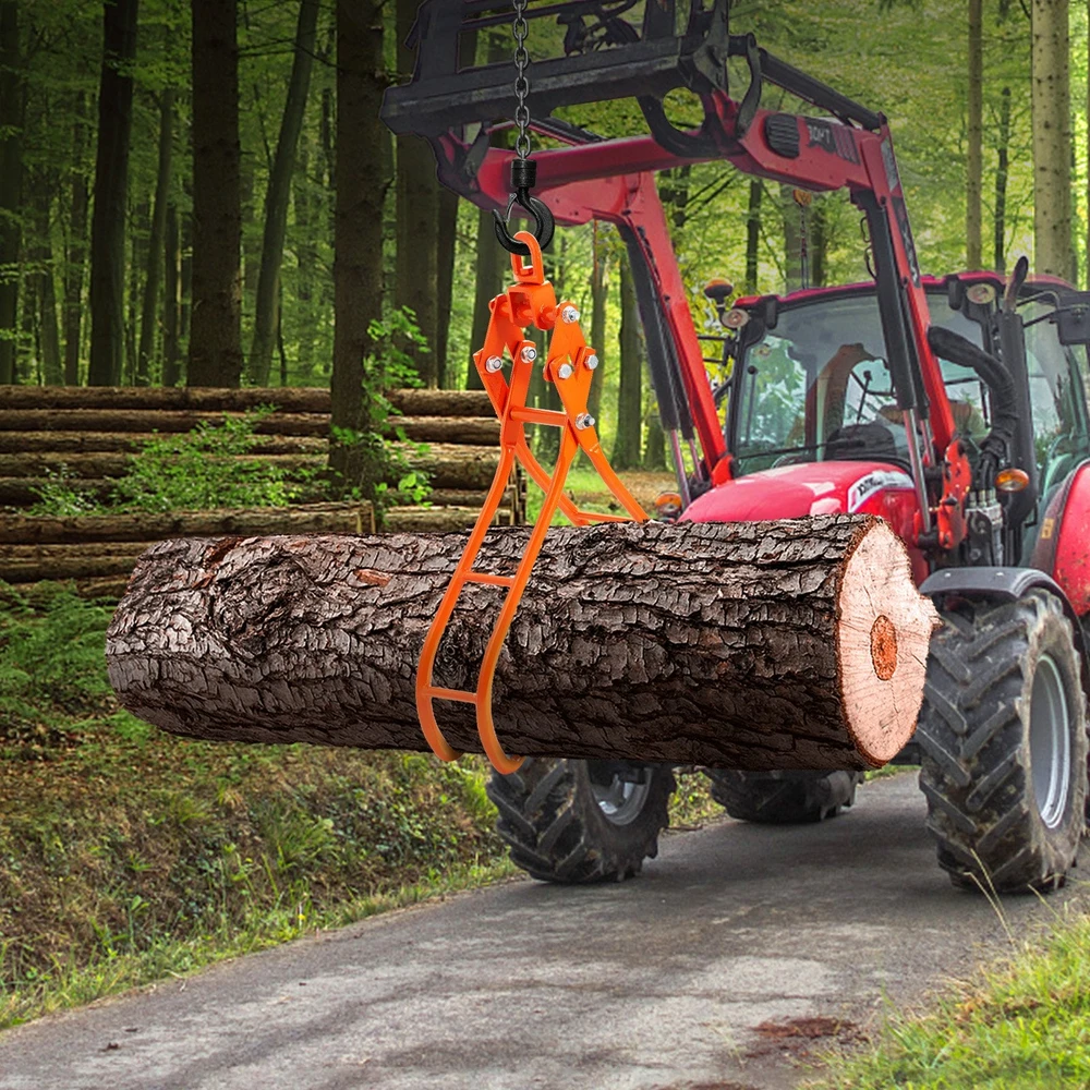 VEVOR Medienos kablio žnyplės 4 nagų, 711 mm 1000 kg