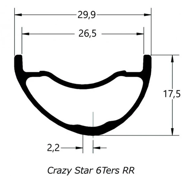 Ratlankis 29" Duke Crazy Star 6ters RR