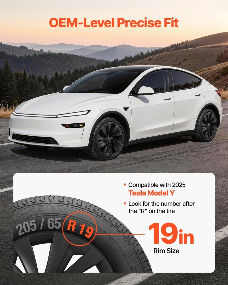 VEVOR Tesla Y (2025) ratlankio gaubtai