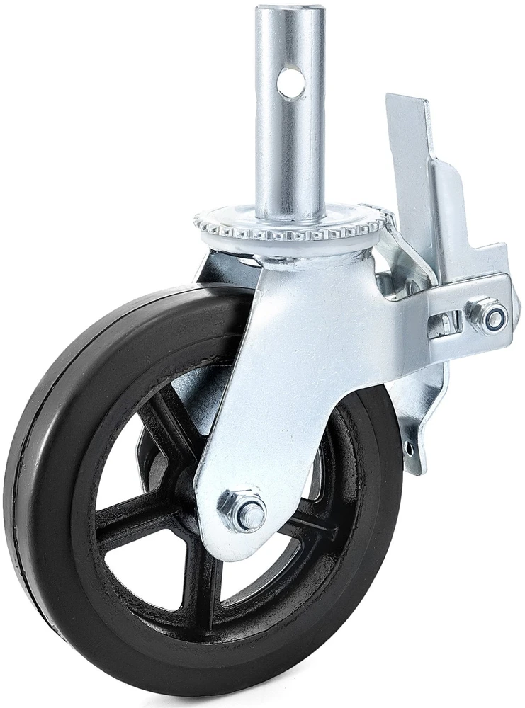 VEVOR 4 dalių 20 cm guminiai sukamieji ratukai