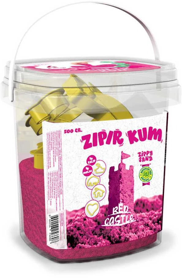 Red Castle Raudona Castle kinetinis smėlis, rožinis 500g