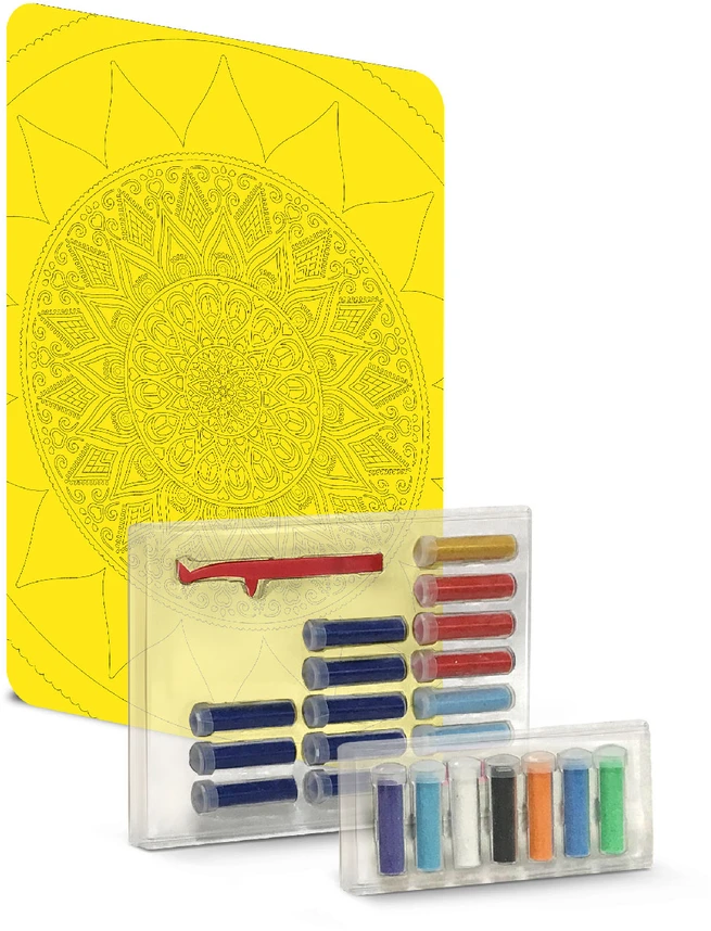 Raudonojo pilies smėlio rinkinys, Mandala