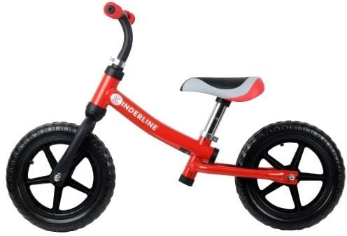 Raudonas balansinis dviratukas KINDERLINE