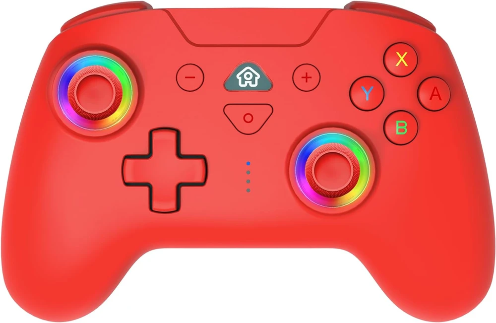Subsonic Belaidis LED valdiklis, raudonas – „Nintendo Switch“