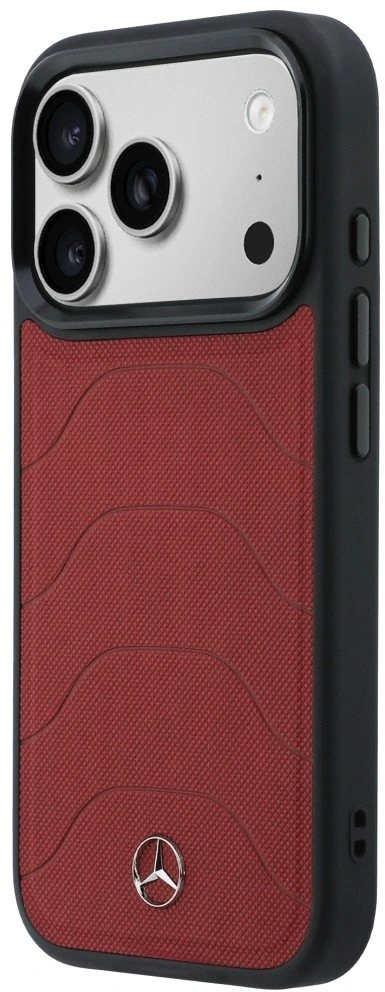 Raudonas dėklas Mercedes-Benz iPhone 17 Pro