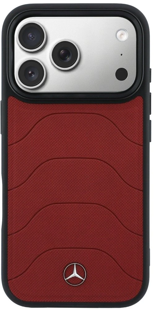 Raudonas dėklas Mercedes-Benz iPhone 17 Pro