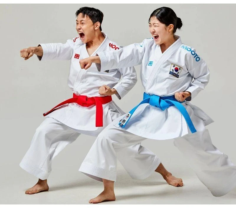 Raudonas kimono diržas - MTX Karate WKF | MOOTO