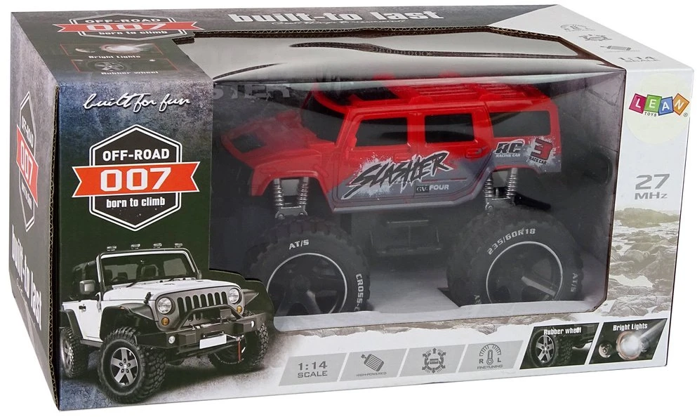 Auto Nuotoliniu būdu Valdomas Visureigis 1:14, Raudonas