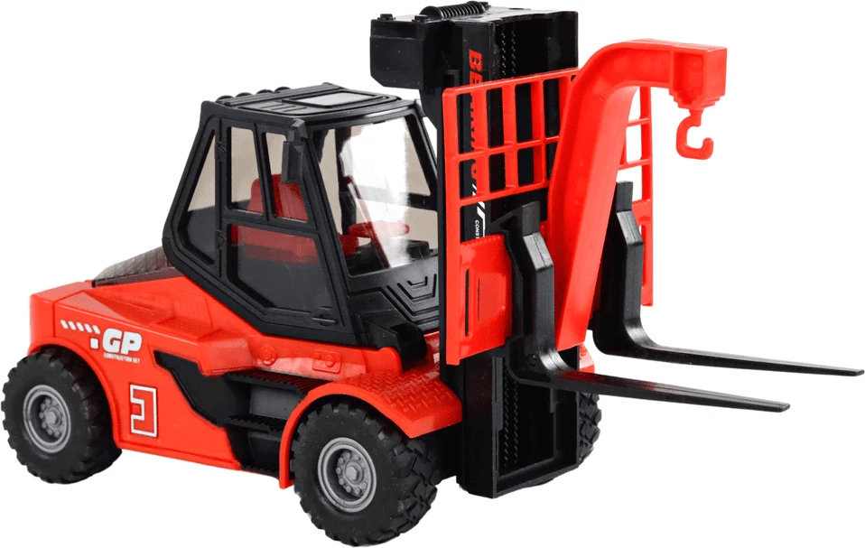 Lean Toys Žaislinis šakinis krautuvas, 1:16