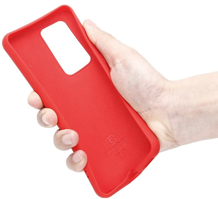 Crong Color Cover - Flexible dėklas skirtas Huawei P40 Pro Raudona