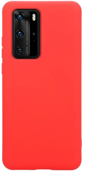 Crong Color Cover - Flexible dėklas skirtas Huawei P40 Pro Raudona