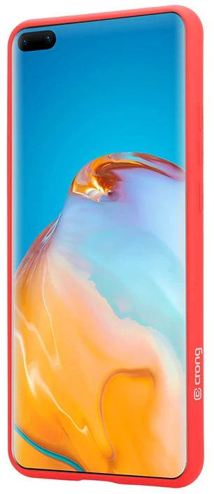 Crong Color Cover - Flexible dėklas skirtas Huawei P40 Pro Raudona