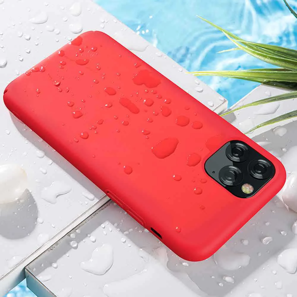 Devia Raudonas silikoninis dėklas iPhone 12 Pro Max