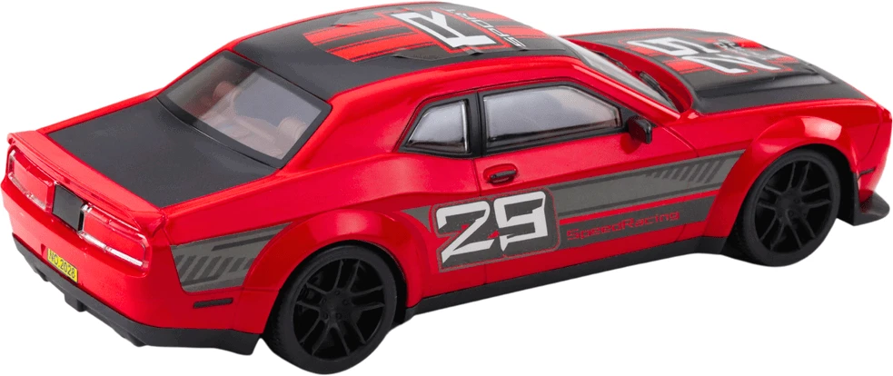 Lean Toys Raudonas sportinis automobilis