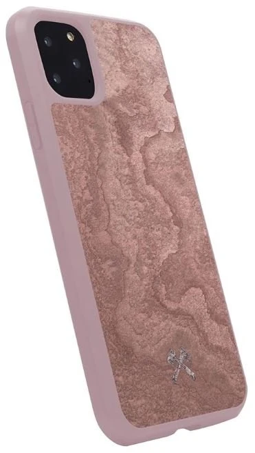 „Woodcessories Stone Edition“ apsauginis dėklas „iPhone 11 Pro“ telefonui „Canyon Raudona sto060“