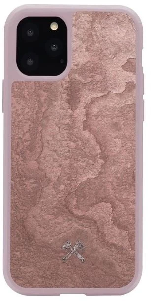 „Woodcessories Stone Edition“ apsauginis dėklas „iPhone 11 Pro“ telefonui „Canyon Raudona sto060“