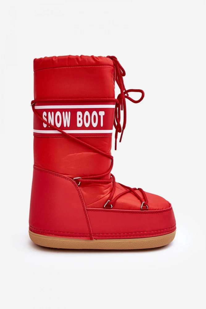 Raudoni sniego batai Step in style
