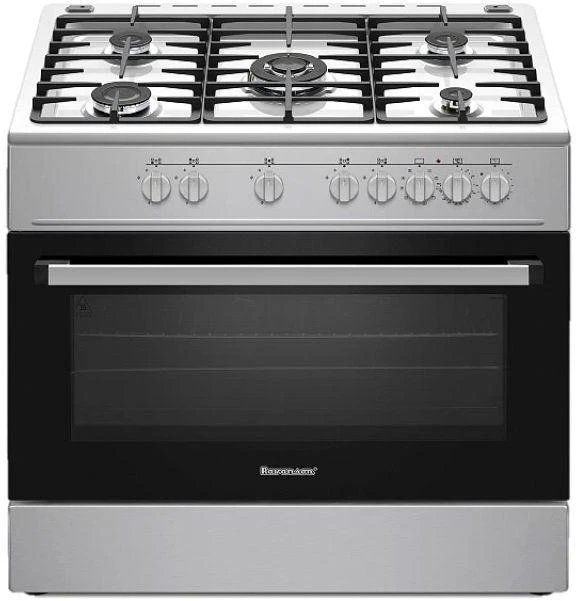 Ravanson KWGE-K90A Cheff (nerūdijančio plieno) dujinė ir elektrinė viryklė