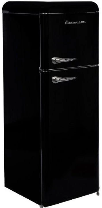 Šaldytuvas Ravanson LKK-210RB (545mm x 1470mm x 585 mm, 157l, Class A++, juodos spalvos)