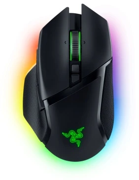 Razer Basilisk V3 Pro Belaidė/Laidinė žaidimų pelė RF belaidė+Bluetooth+USB-C, 30000 DPI, Juoda