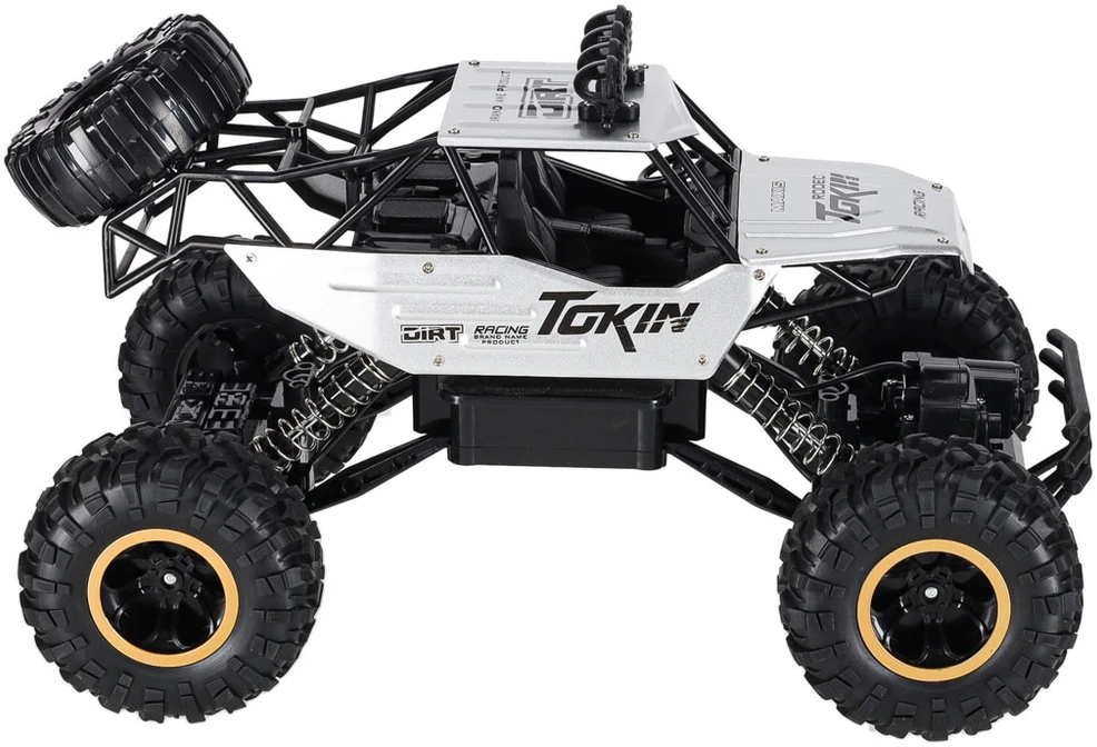 Roger RC automobilis Rock Crawler 1:12 4WD METAL sidabrinis