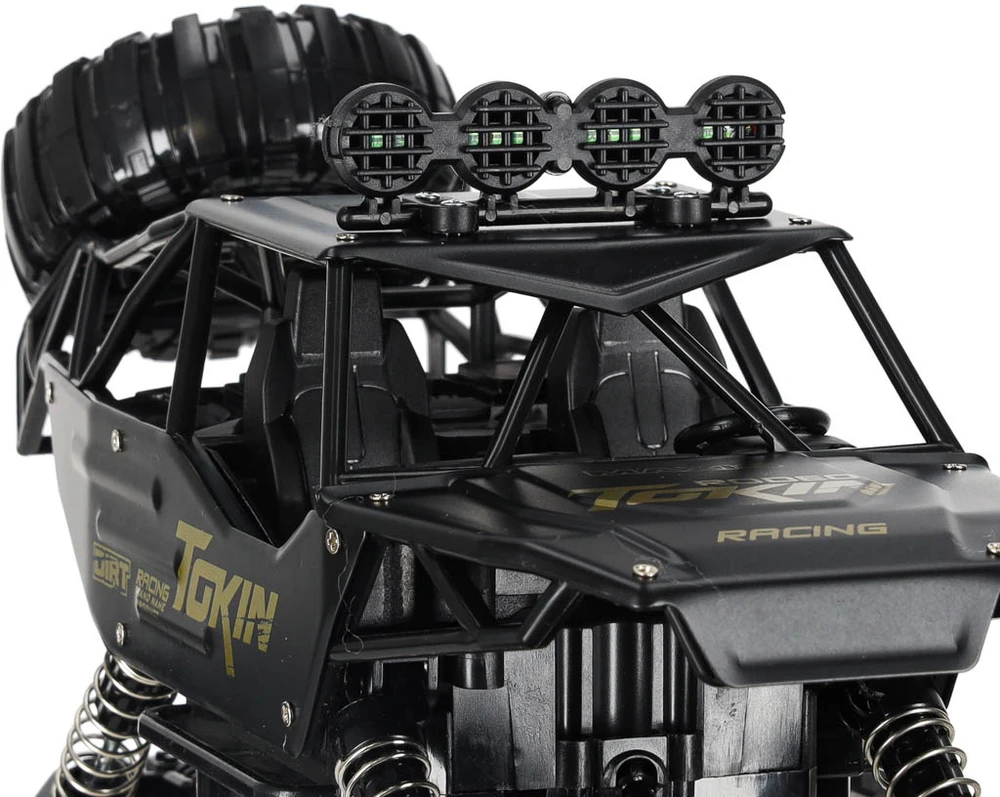 KIK RC automobilis Rock Crawler 1:12 4WD METAL juodas
