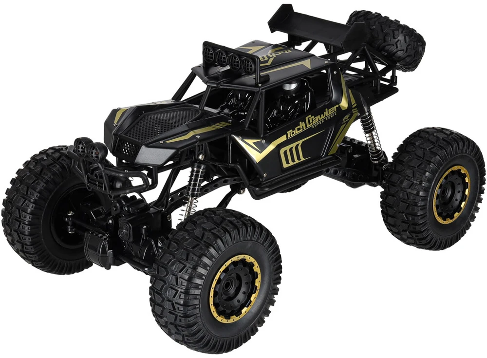 Ikonka RC automobilis Rock Crawler 2.4GHz 1:8 51cm juodas