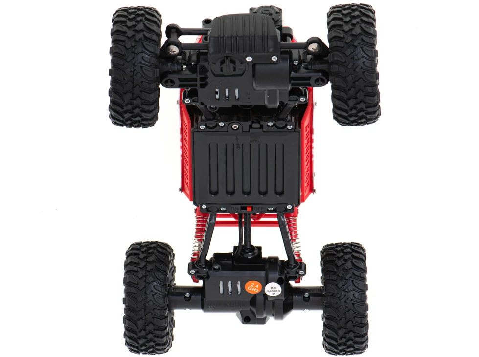 Ikonka RC automobilis Rock Crawler HB 2.4GHz 1:18 raudonas