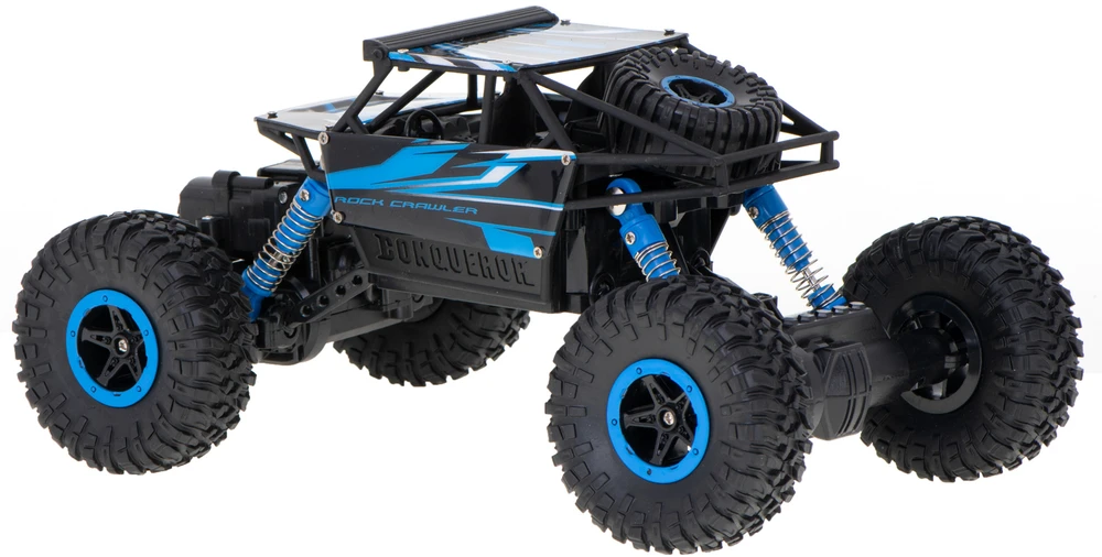 Ikonka RC automobilis Rock Crawler HB 2.4GHz 1:18 mėlynas