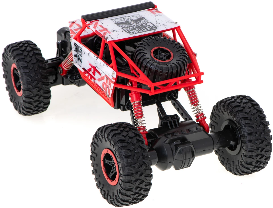 Ikonka RC automobilis Rock Crawler HB 2.4GHz 1:18 raudonas