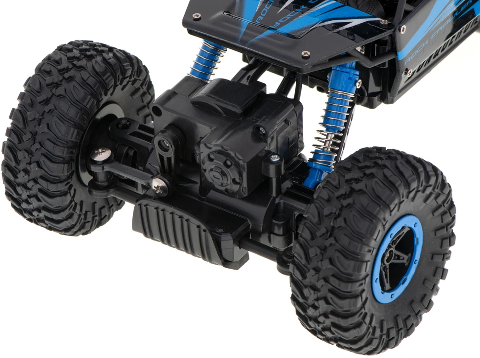 Ikonka RC automobilis Rock Crawler HB 2.4GHz 1:18 mėlynas