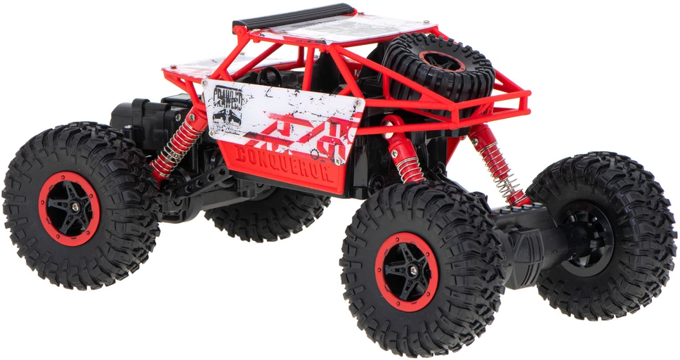 Ikonka RC automobilis Rock Crawler HB 2.4GHz 1:18 raudonas