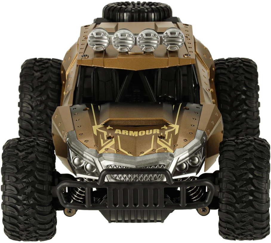 RC visureigis drifto automobilis, 20 km/h, rudos spalvos.