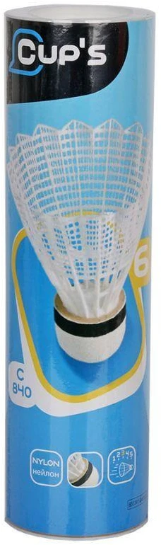 RCL badmintono „shuttlecock“, baltas vamzdelis