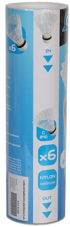 RCL badmintono „shuttlecock“, baltas vamzdelis