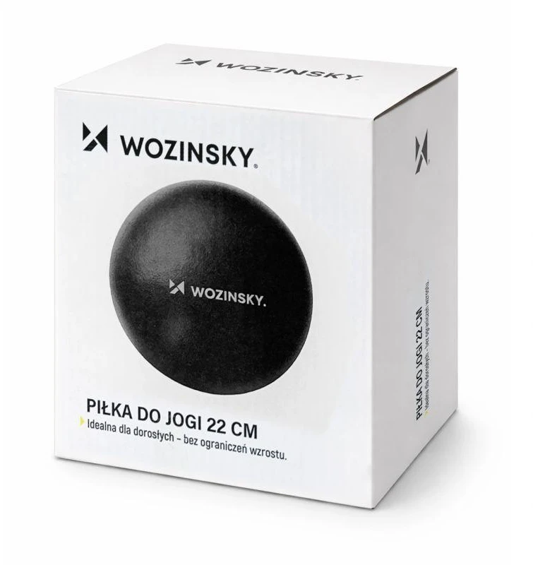 Wozinsky WPDP-C22 reabilitacinis mankštos kamuolys 22 cm - juodas