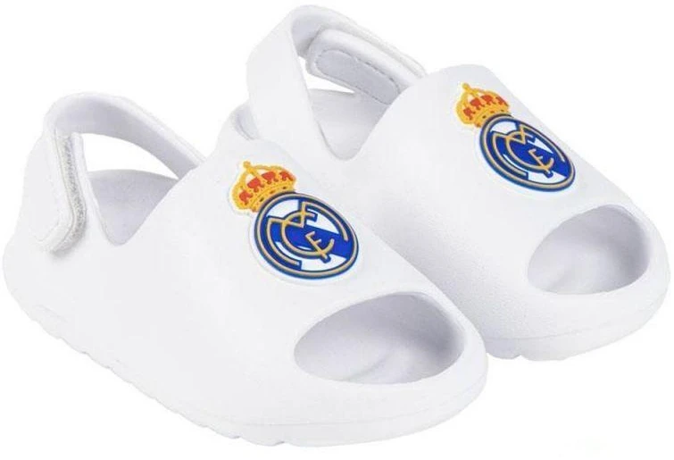 Real Madrid пляжные шлепанцы для бассейна, белые, из ЭВА, Jr 2300006792B, сандалии