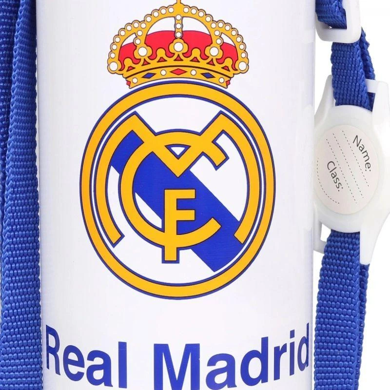Gertuvė KIDS Vaikiškas aliuminio vandens buteliukas su snapeliu, 600 ml, „Real Madrid“ / Rm00005