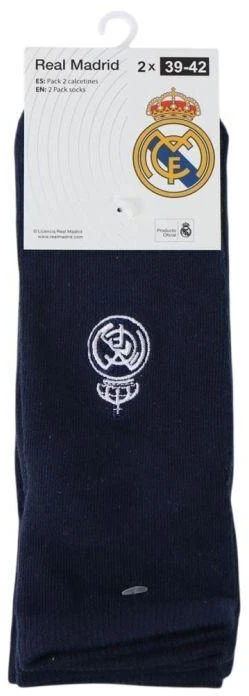 Real Madrid kojinės, 2 poros, tamsiai mėlynos, 2900003459