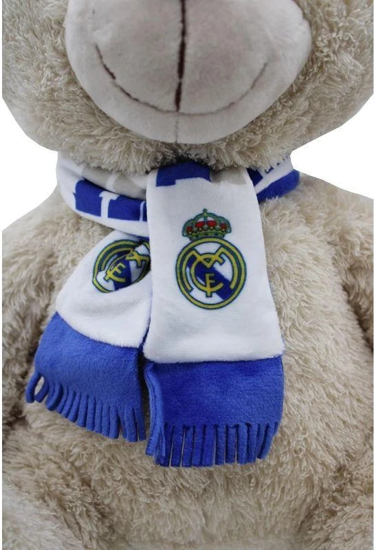 Cyp Brands „Real Madrid“ talismanas meškiukas, klubo pliušinis žaislas, 35 cm, M-31-RM