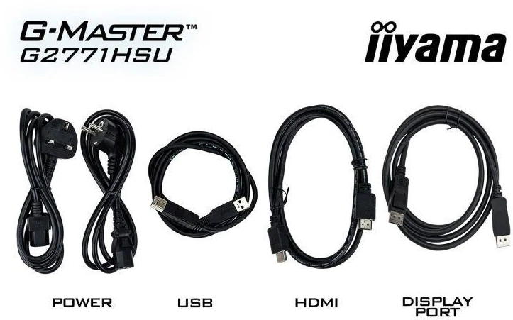 IIYAMA LED Fast IPS MONITORIUS 27" G2771HSU-B1 Raudona Eagle 240Hz