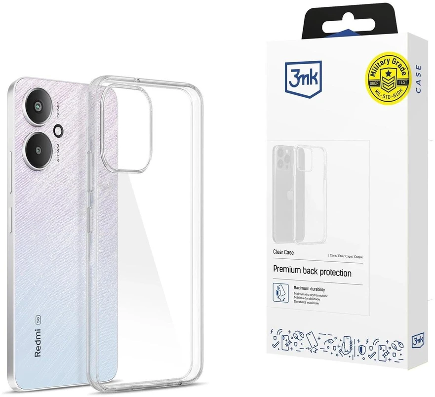 3mk Clear Xiaomi Redmi 13C 5G - dėklas telefonui skaidrus
