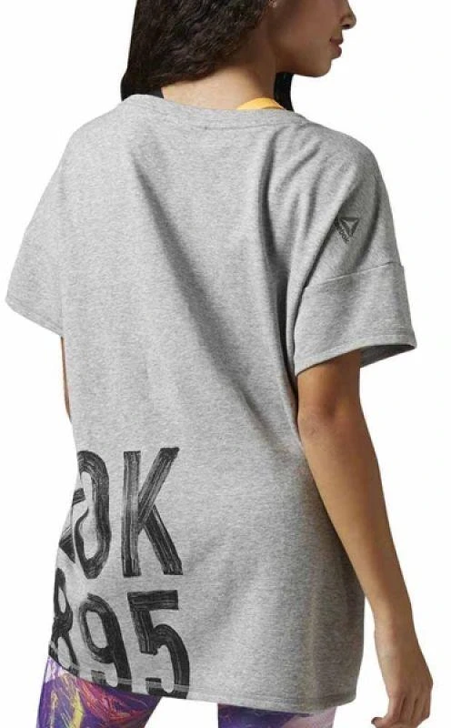 Reebok Faves pilki marškinėliai