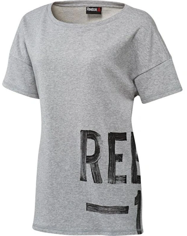 Reebok Faves pilki marškinėliai