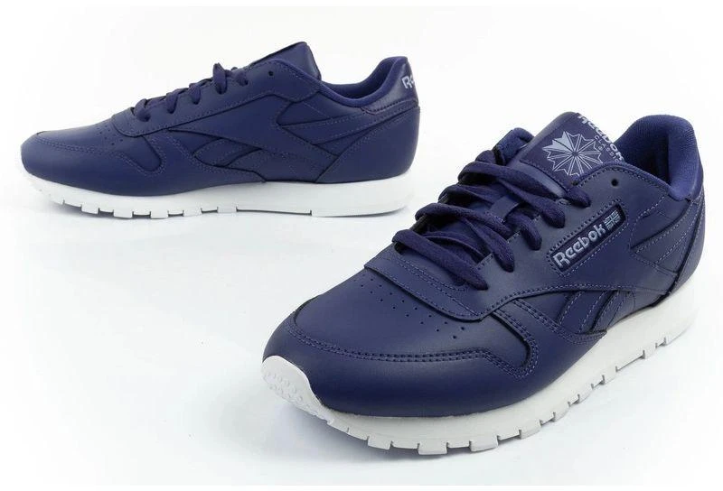 Reebok moteriški sportiniai bateliai Classic violetiniai odiniai madingi