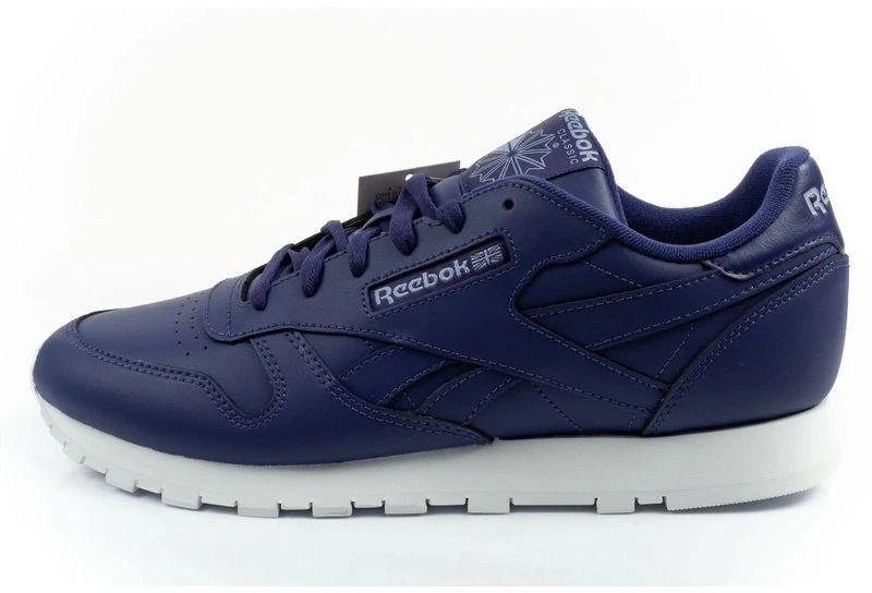 Reebok moteriški sportiniai bateliai Classic violetiniai odiniai madingi