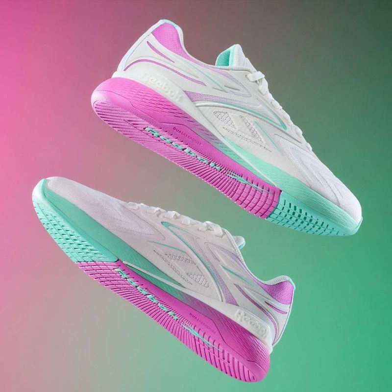 Reebok NANO X5 EDGE CHALK/VIRTUAL Rožinis/ATOMIC AQUA sportiniai bateliai (100249420)