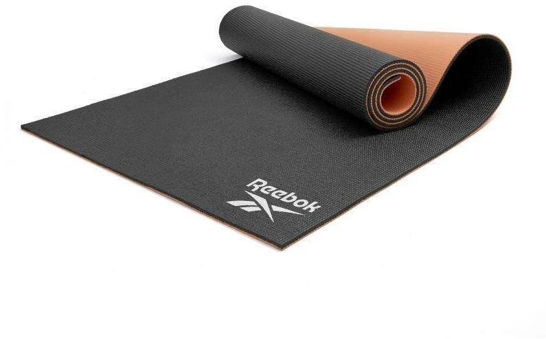 Jogos kilimėlis REEBOK RAYG-11060BKDD, 173x61x0,6cm (Juodos/ Oranžinės spalvos)