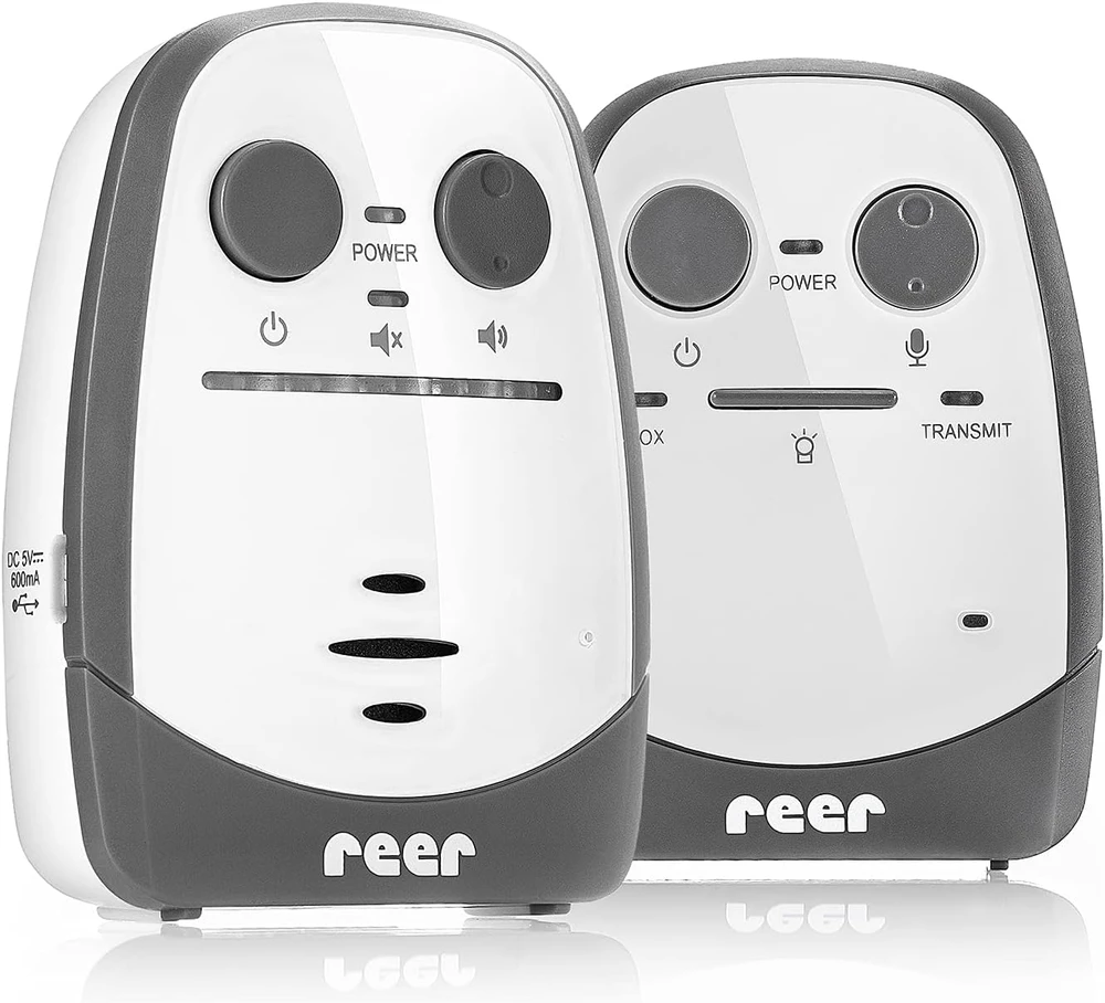 Reer elektroninė auklė Cosmo su naktine lempute, 600 m veikimo nuotoliu ir interkomu 50150
